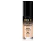 3 Pack MILANI Conceal Perfect 2 In 1 Foundation Concealer Natural