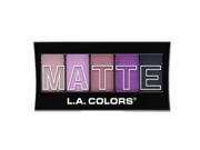 6 Pack L.A. Colors Matte Eyeshadow Plum Pashmina