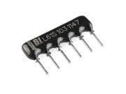Resistor Network 10K Ohm 6 pin bussed