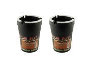 2 Pieces Glow in The Dark Cup Style Car Ashtray USA Seller