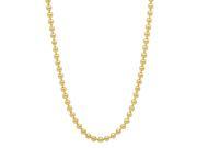 2mm 14k Gold Plated Ball Chain Necklace 22