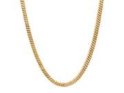 4mm 14k Gold Plated Snake Chain Necklace 36