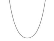 Small 1mm Durable Solid Stainless Steel Rounded Snake Chain Necklace 16