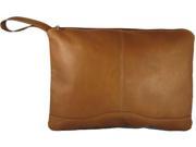 David King Vaquetta Leather Envelope Portfolio Tan
