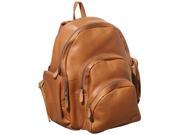 Passage 2 Collection Vaquetta Leather Expandable Backpack Tan