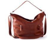 Osgoode Marley Cashmere Alexis Leather Hobo Brandy