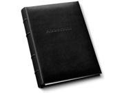 Gallery Leather Desk Address Book Acadia Leather Black