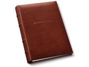 Gallery Leather Desk Address Book Acadia Leather Tan