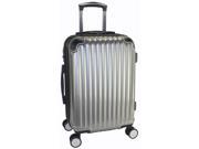Kenneth Cole Reaction First Impression 20 Expandable Spinner Carry On Dark Silver