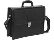 Bosca Old Leather Collection Double Gusset Briefcase Black