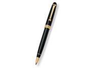 Aurora 88 Ballpoint Pen Black Resin With Gold Trim