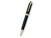 Aurora Talentum Ballpoint Pen Black With Gold Trim