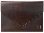 Andrew Philips Leather Document Folder BROWN Brown