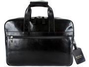 Bosca Old Leather Single Gusset Stringer Bag Black