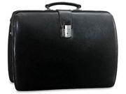 Jack Georges Sienna Collection Leather Classic Briefbag Black