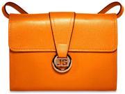 Jack Georges Chelsea Lucy Wallet on a String Orange
