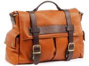 Claire Chase Leather Sochi Messenger Bag Saddle