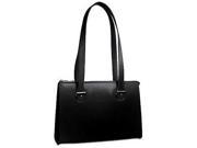 Jack Georges Milano Top Zippered Handbag Black