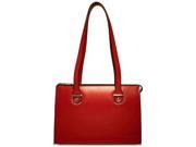 Jack Georges Milano Top Zippered Handbag Red