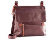 Osgoode Marley Tuscan Leather Flapped Crossbody Black