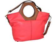 Nino Bossi Waxed Antique Leather Cut It Out Coral