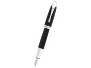 Krone Etched Solid Fountain Pen Black