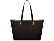Jack Georges Generations Edge Collection Zippered Shopper Tote Black Cream