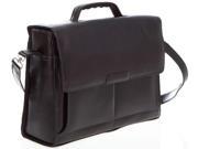 Korchmar Lux Collection Victor Magnetite Briefcase Coffee