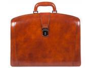 Bosca Old Leather Collection Partners Briefcase Amber