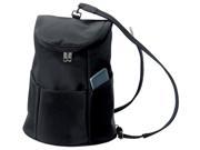 Winn Microfiber Creel Shaped Tote Backpack Black