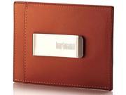 Hartmann American Belting Reserve Leather Card Case with Money Clip Black