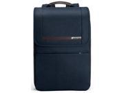 Kinzie Street Flapover Expandable Backpack Navy