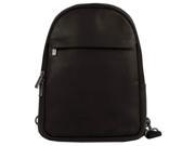 Leather Sling Backpack Brown