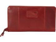 Ladies Clutch RFID Wallet RED Red