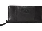 Ladies Clutch RFID Wallet BLACK Black