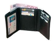 Tri Fold Wallet Black