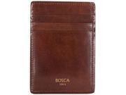 Dolce Old Leather Deluxe Front Pocket Wallet Dark Brown