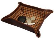 Lux Collection Dunbar Change Tray Mahogany