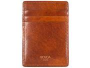 Dolce Old Leather Deluxe Front Pocket Wallet Amber