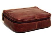 Voyager Large Compartment Dopp Kit Brown