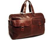 Voyager Duffel with Front Pockets Brown