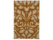 Sands Modern Highlights Two Tone Damask Area Rug 4 X6