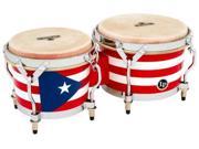 Latin Percussion M201PR Matador Puerto Rican Flag Bongos