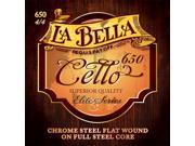 La Bella 650 Full Core Metal Cello String Set 4 4 Size