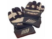 Ahead Black Drummer s Gloves with Wrist Support Large