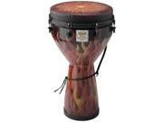 Remo Designer Series 14 x25 Key tuned Djembe Flame Finish