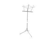 On Stage SM7122BB Compact Sheet Music Stand with Bag Nickel