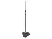 On Stage MS7625B Hex Base Quarter Turn Threadless Mic Stand Black