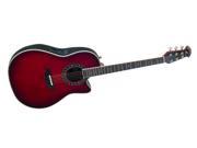 Ovation Custom Legend C2079 AX Deep Contour Acoustic Electric Guitar Cherryburst