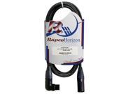 RapcoHorizon Concert Series M5 Microphone Cable w Right Angle Female XLR 10 ft
